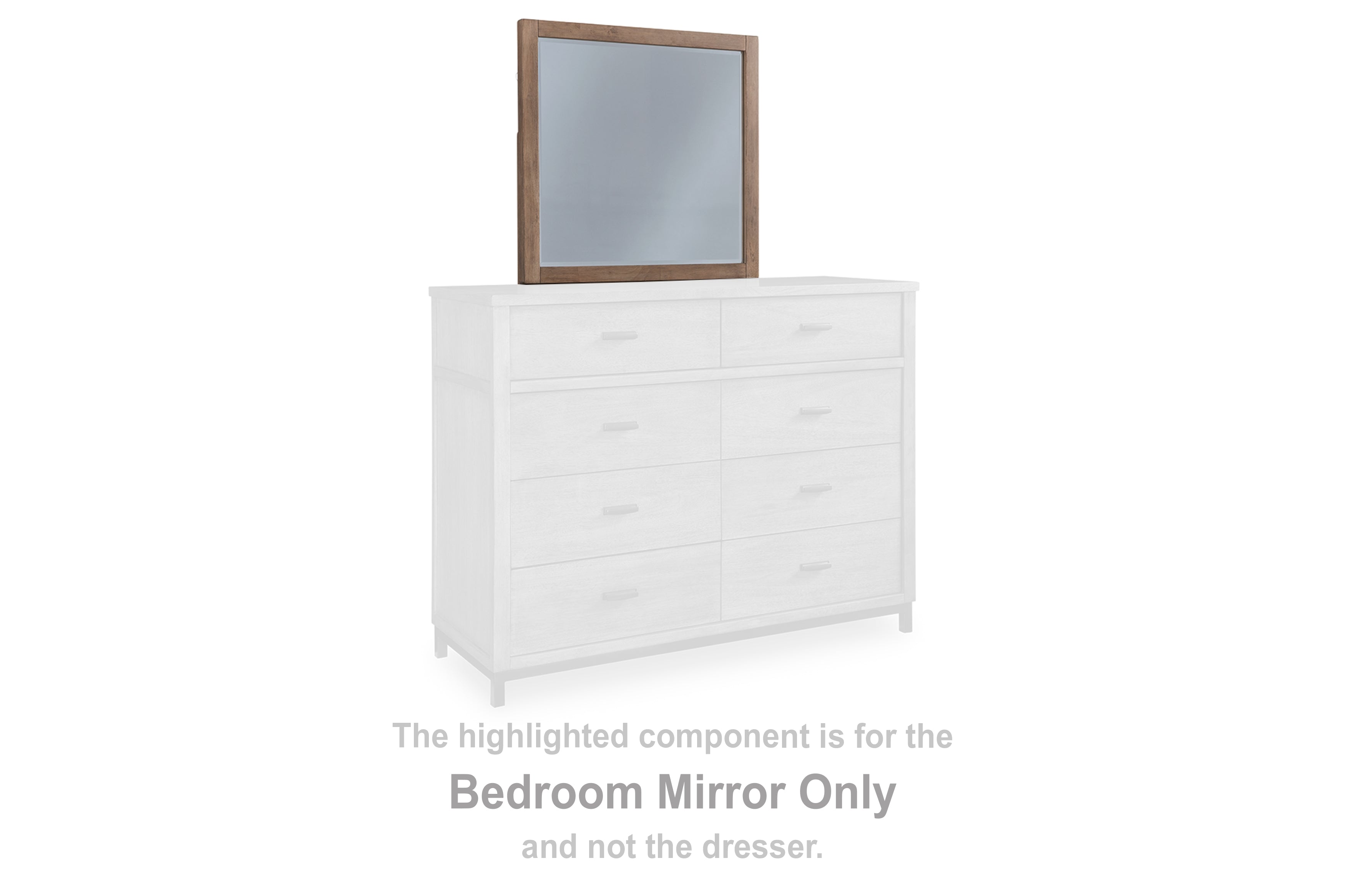 Bay Furniture Gallery - Ashley Furniture - Tomtyn Bedroom - Bedroom Mirror / Light Brown - B622-36