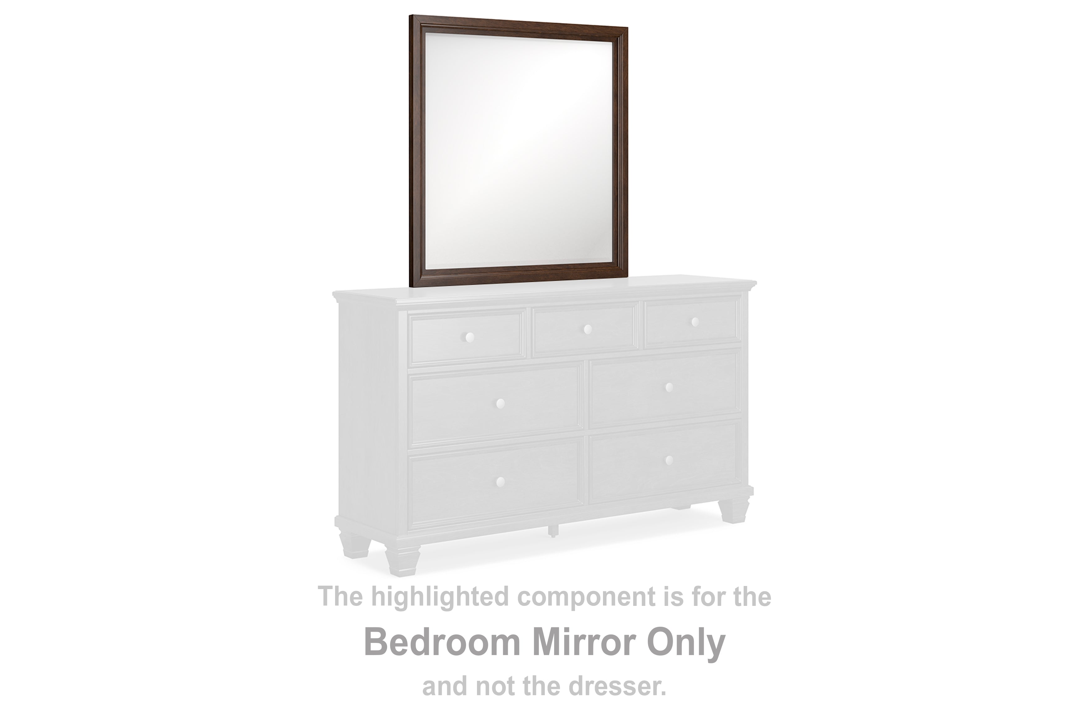 Bay Furniture Gallery - Ashley Furniture - Danabrin Bedroom - Bedroom Mirror / Brown - B685-36