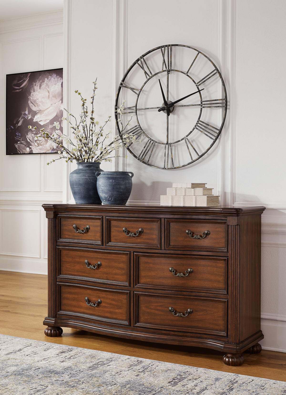 Bay Furniture Gallery - Ashley Furniture - Lavinton Bedroom - King Poster Bed / Brown - B764B9