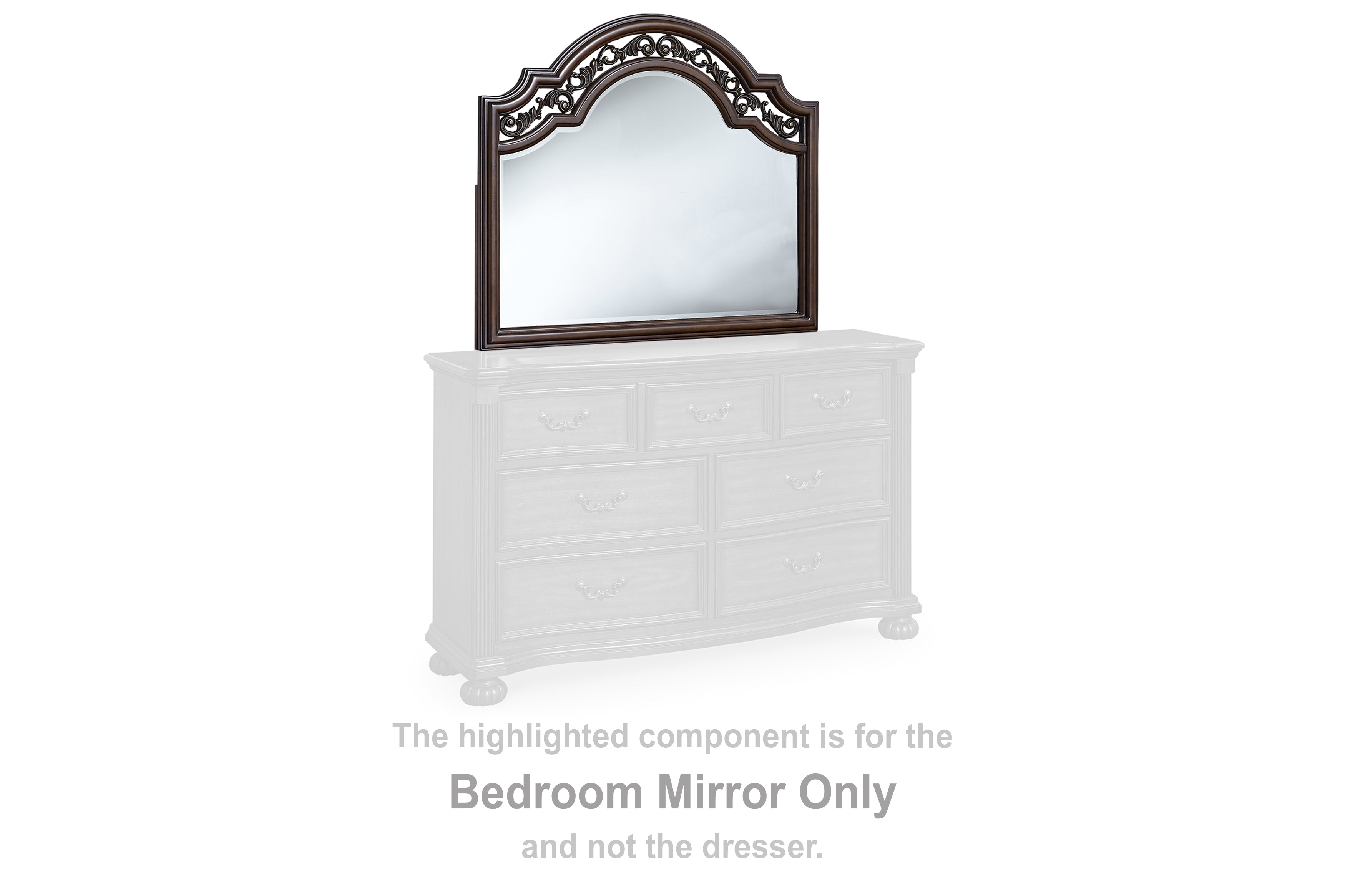 Bay Furniture Gallery - Ashley Furniture - Lavinton Bedroom - Bedroom Mirror / Brown - B764-36