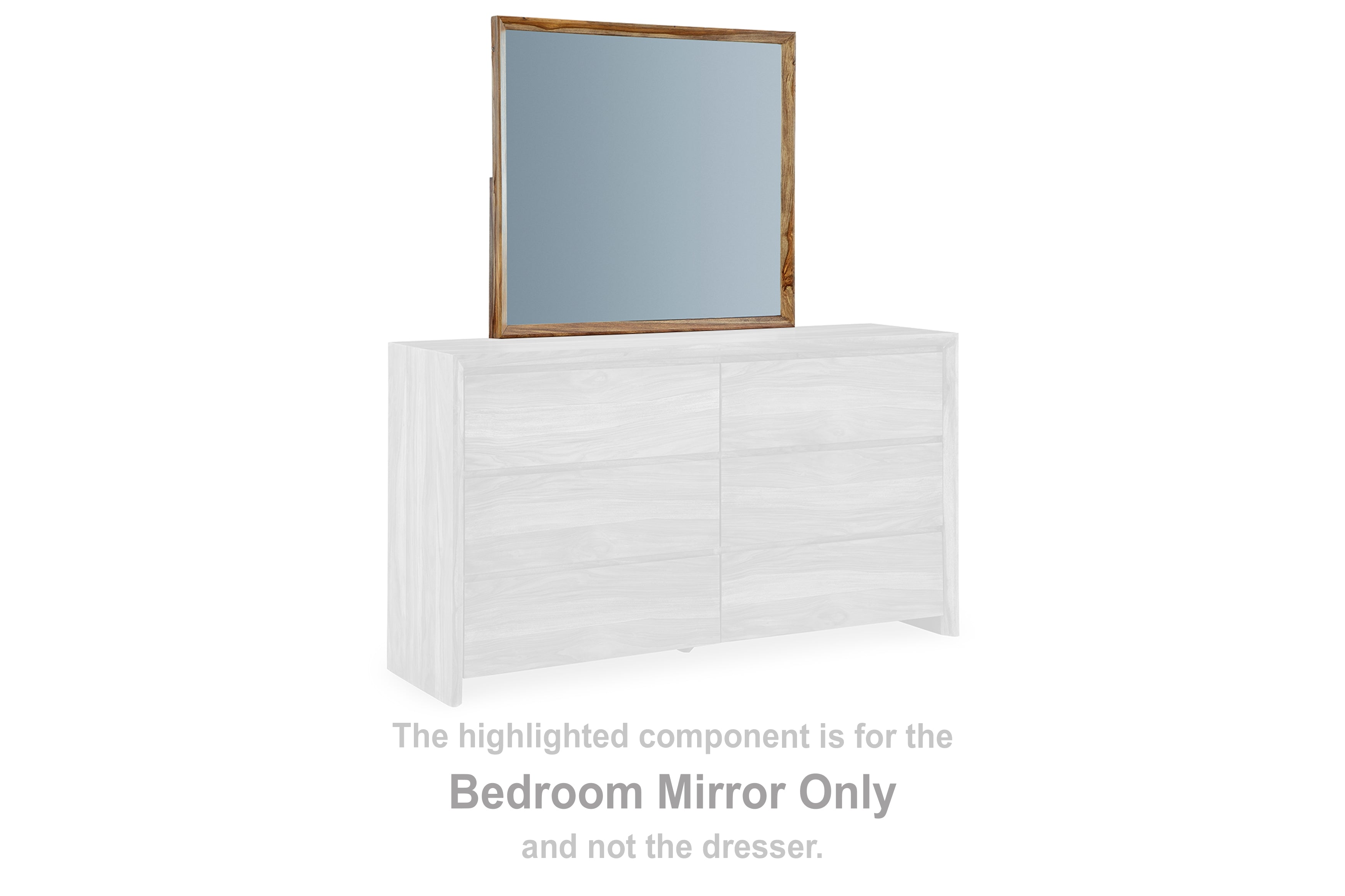 Bay Furniture Gallery - Ashley Furniture - Dressonni Bedroom - Bedroom Mirror / Brown - B790-36