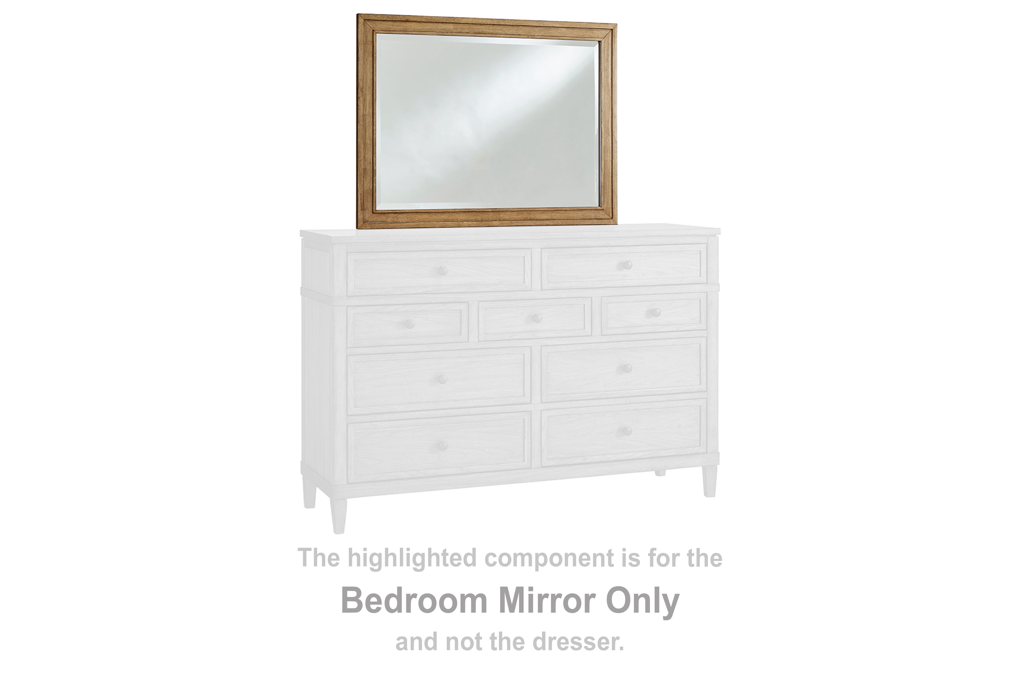 Bay Furniture Gallery - Ashley Furniture - Sharlance Bedroom - Bedroom Mirror / Brown - B895-36