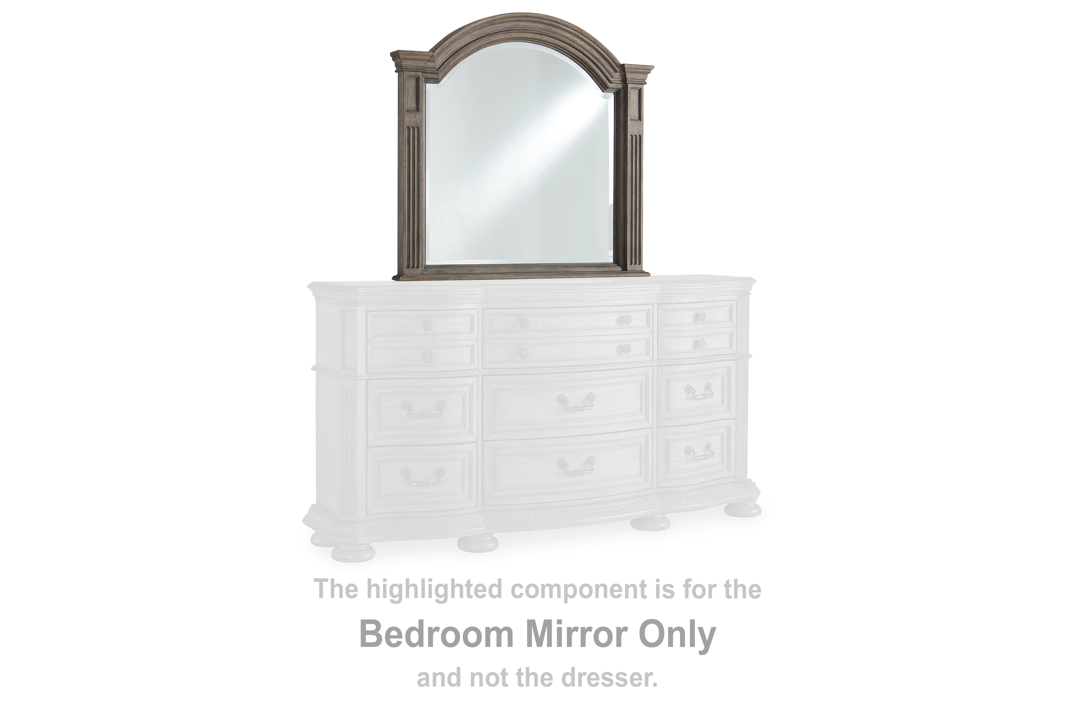 Bay Furniture Gallery - Ashley Furniture - Ardenfield Bedroom - Bedroom Mirror / Light Brown - B944-36