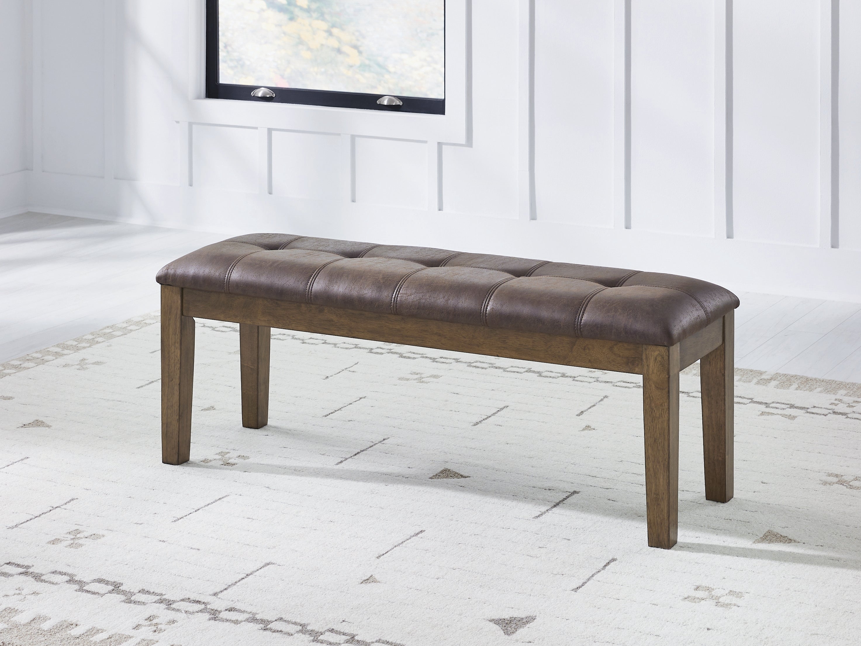 Bay Furniture Gallery - Ashley Furniture - Urbinforte Dining Room - Large UPH Dining Room Bench - PCD592-00