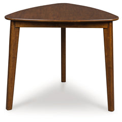 Bay Furniture Gallery - Ashley Furniture - Tameride Dining Table - Triangle Dining Room Table / Brown - PCD609-16