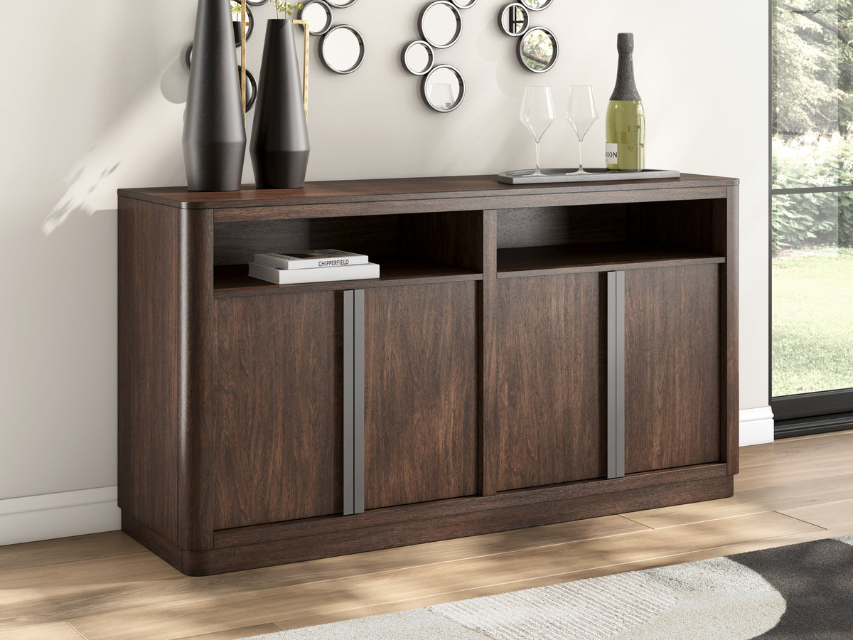 Bay Furniture Gallery - Ashley Furniture - Dilenno Dining Server - Dining Room Server / Dark Brown - PCD857-60