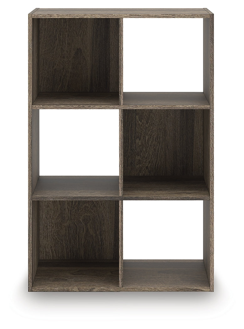 Bay Furniture Gallery - Ashley Furniture - Shallifer Six Cube Organizer - Six Cube Organizer / Brown - EA1104-3X2