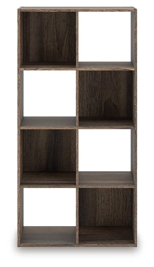 Bay Furniture Gallery - Ashley Furniture - Shallifer Eight Cube Organizer - Eight Cube Organizer / Brown - EA1104-4X2