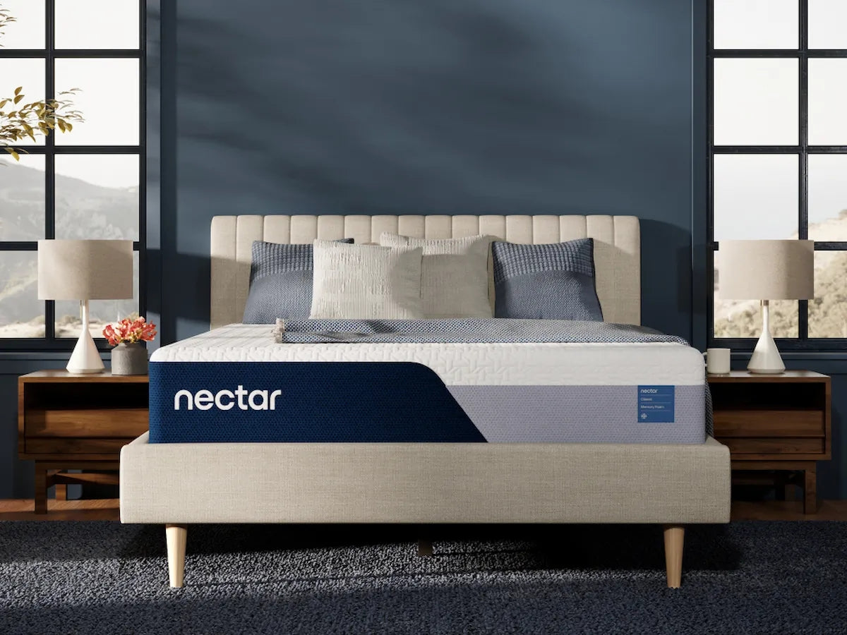 Bay Furniture Gallery - Ashley Furniture - Nectar Classic Memory Foam 5.1 Mattresses - King / White - M12541