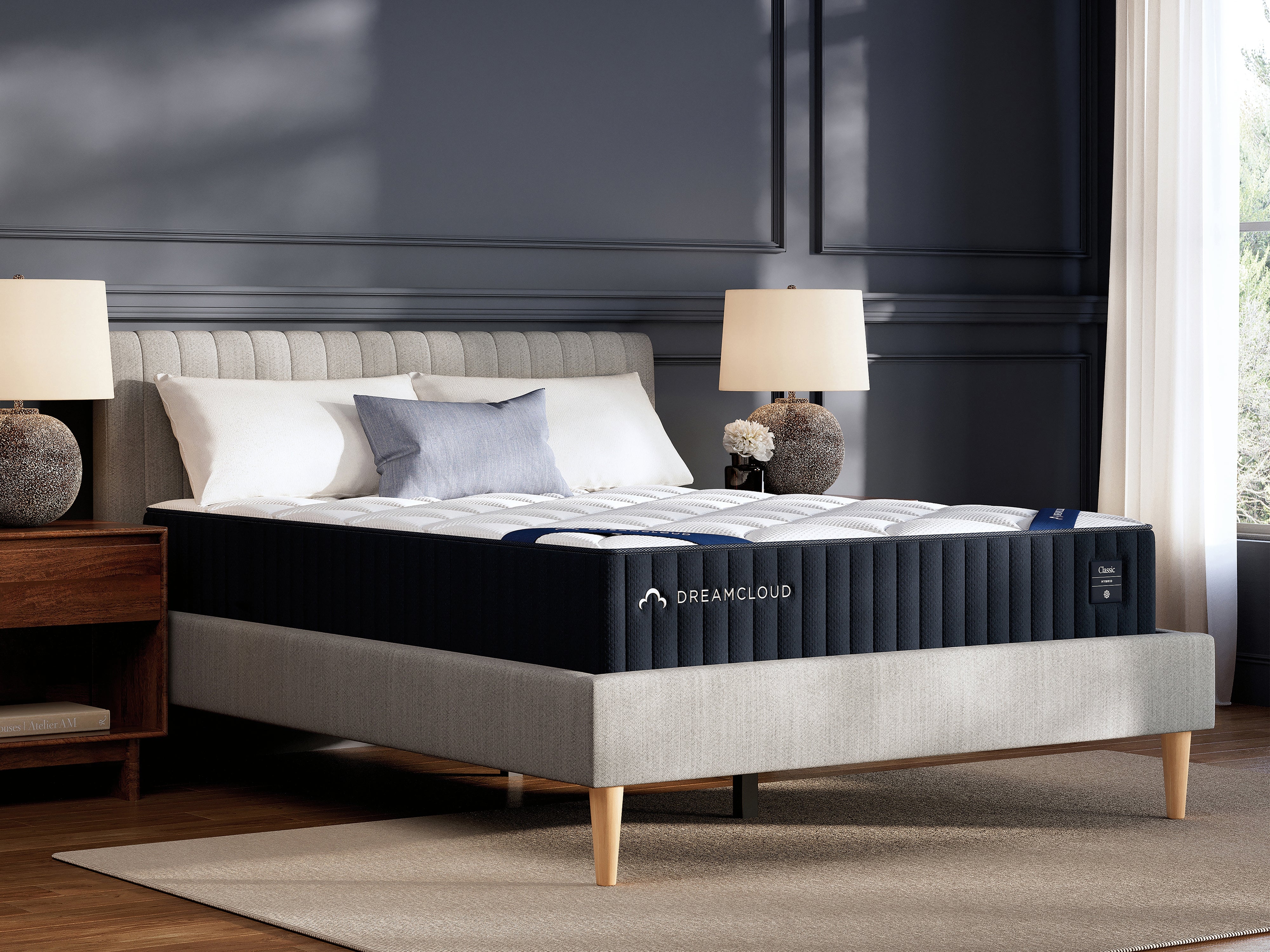 Bay Furniture Gallery - Ashley Furniture - DreamCloud Classic Hybrid Mattresses - King / White - M13541