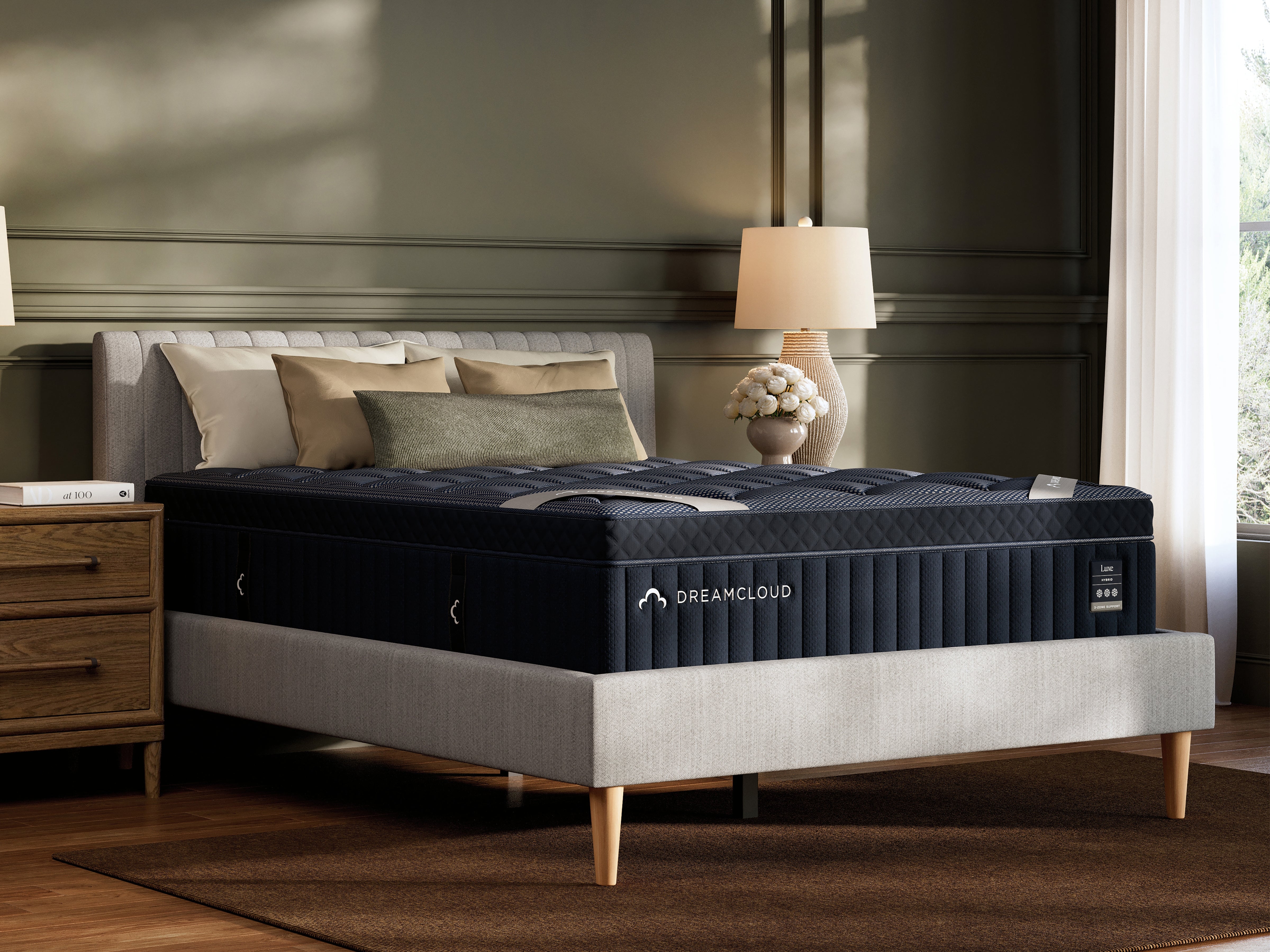 Bay Furniture Gallery - Ashley Furniture - DreamCloud Luxe Hybrid Mattresses - California King / White - M13751