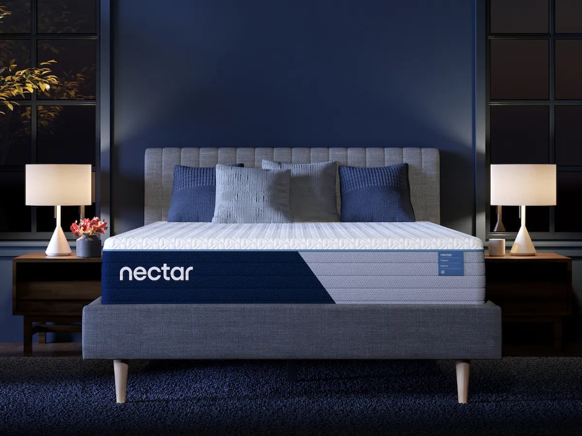 Bay Furniture Gallery - Ashley Furniture - Nectar Classic Hybrid 5.1 Mattresses - California King / White - M14051