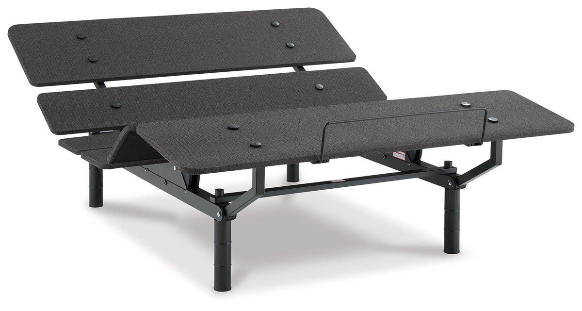 Bay Furniture Gallery - Ashley Furniture - Cosmic Power Base Queen Adjustable Base - Queen Adjustable Base / Black - M8X232