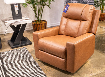 Bay Furniture Gallery - Ashley Furniture - Mackmenville Living Room - Zero Wall Recliner / Caramel - 7471429