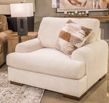 Bay Furniture Gallery - Ashley Furniture - Nolenburg Living Room - Chair and a Half / Sand - 8150623
