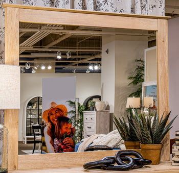 Bay Furniture Gallery - Ashley Furniture - Makidern Bedroom - Bedroom Mirror / Tan - PCB1170-36