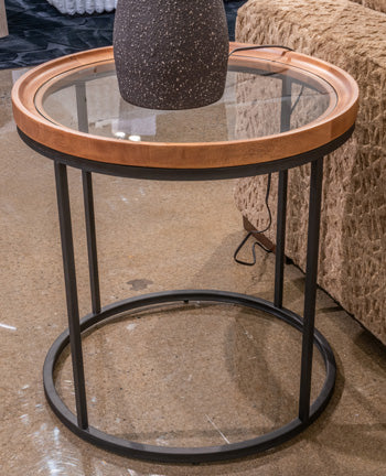 Bay Furniture Gallery - Ashley Furniture - Noraluna End Table - Round End Table - T502-6