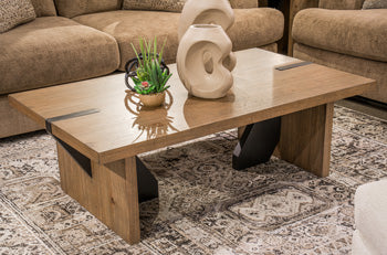 Bay Furniture Gallery - Ashley Furniture - Kandinew Coffee Table - Rectangular Cocktail Table - T554-1