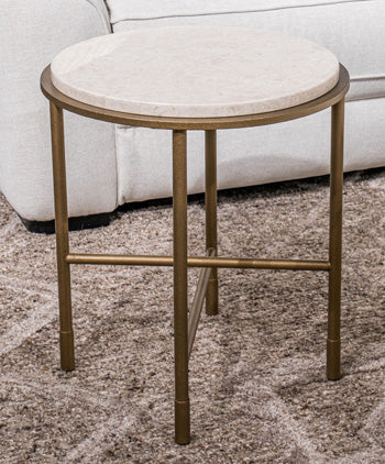 Bay Furniture Gallery - Ashley Furniture - Alben End Table - Round End Table - T643-6