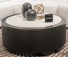Bay Furniture Gallery - Ashley Furniture - Grayman Coffee Table - Round Cocktail Table - T650-8