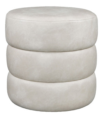 Bay Furniture Gallery - Ashley Furniture - Ummi Living Room - Swivel Accent Ottoman / Bone - A3000792