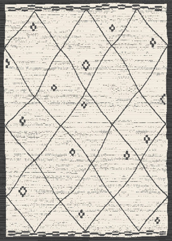 Bay Furniture Gallery - Ashley Furniture - Fenriston Rug - Medium Rug / Cream/Black - R408302