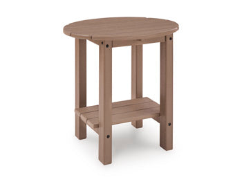 Bay Furniture Gallery - Ashley Furniture - Grover Beach Outdoor - Oval End Table / Driftwood - PCP422-706