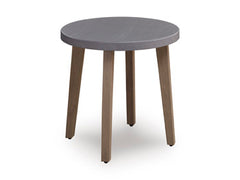 Bay Furniture Gallery - Ashley Furniture - Harmony Headlands Outdoor - Round End Table / Natural/Gray - PCP428-706