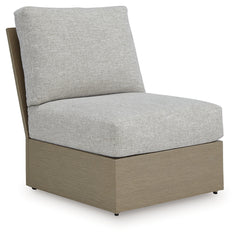 Bay Furniture Gallery - Ashley Furniture - Kimpton Isle Outdoor - Armless Chair w/Cushion / Brown/Beige - P704-846