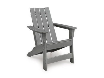 Bay Furniture Gallery - Ashley Furniture - Cove Beach Outdoor - Adirondack Chair / Gray - PCP803-898