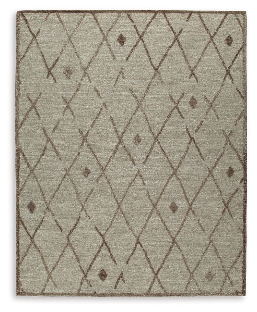 Bay Furniture Gallery - Ashley Furniture - Guyford Rug - 5' x 7' Rug / Beige/Brown - R406872