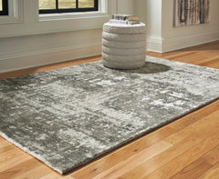 Bay Furniture Gallery - Ashley Furniture - Valmontic Rug - 8' x 10' Rug / Gray - R406921