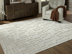 Bay Furniture Gallery - Ashley Furniture - Empriss Rug - 5' x 7' Area Rug / Ivory - R407622