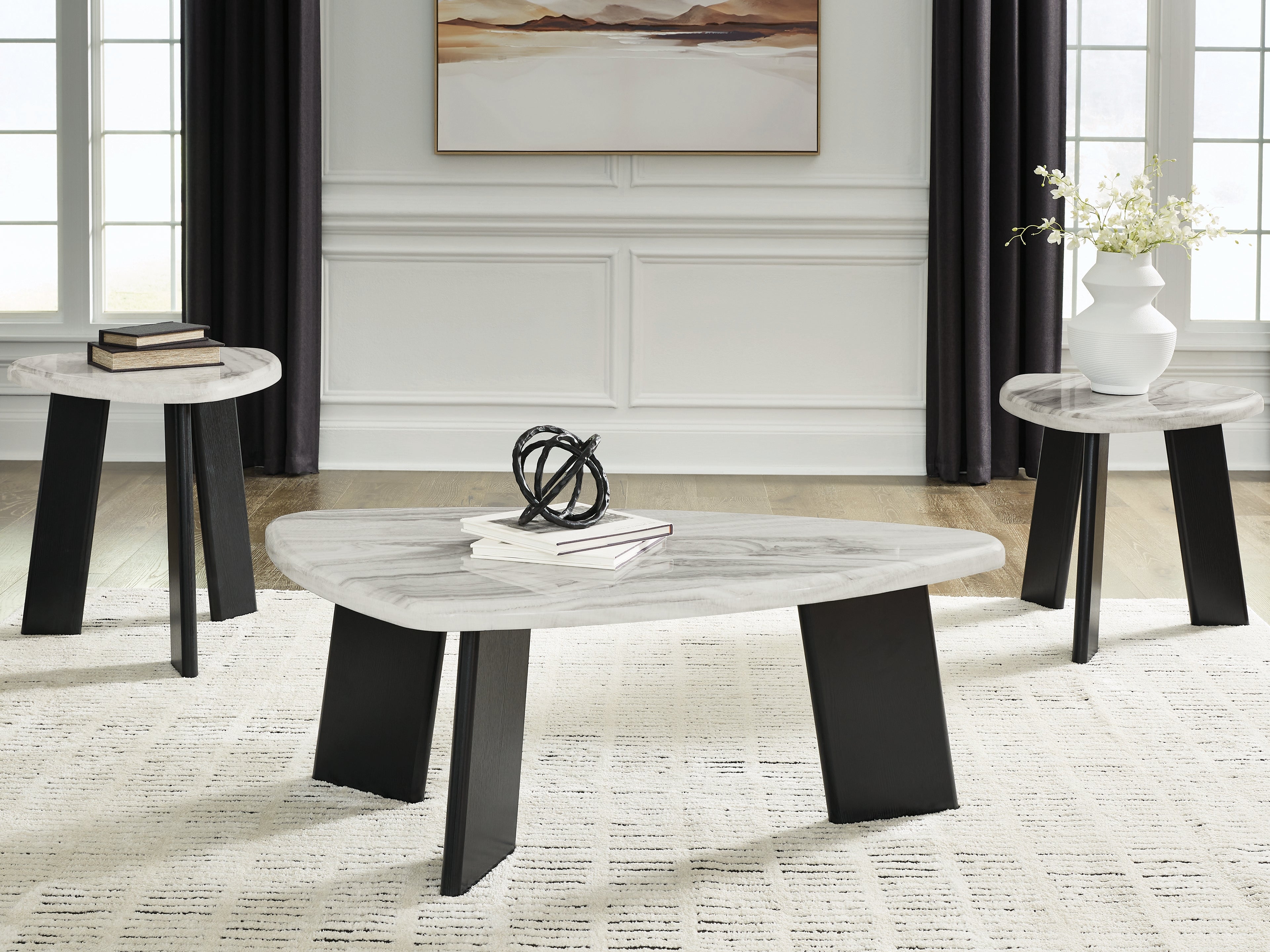 Bay Furniture Gallery - Ashley Furniture - Lilyberg Table (Set of 3) - Occasional Table Set (3/CN) - T389-13