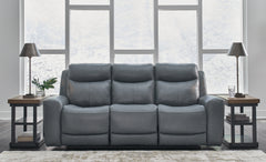 Bay Furniture Gallery - Ashley Furniture - Mindanao Living Room - PWR REC Loveseat/CON/ADJ HDRST / Coconut - U5950518